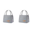 thumbnail image 4 of ZheElen Pack Lunch With Confidence Insulated Bento Bag Designed For Large Capacity Large+Grey 2Set, 4 of 6