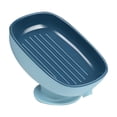 thumbnail image 1 of Wall Mounted Soap Dish Holder with Strong Suction Cups for Bathroom Shower Kitchen Easy to Clean Drain Design, 1 of 4