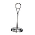 thumbnail image 4 of ziyahi Stainless Table Number Holder Sign Holder Photo Stand for Hotel Silvery 15cm, 4 of 9