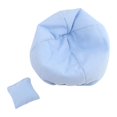 thumbnail image 3 of arctrm Dollhouse Sofa Miniature Furniture with Cushion Model Chair Simulation Furniture Blue, 3 of 9