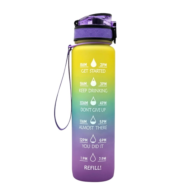 RYRDWP Bouteille de Sport d'Extérieur 1 L Portable et Étanche
