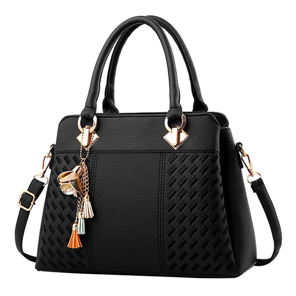 Ediodpoh Womens Handbags Ladies Purse Satchel Shoulder Bags Roomy Fashion Tote Leather Bag Totes Black