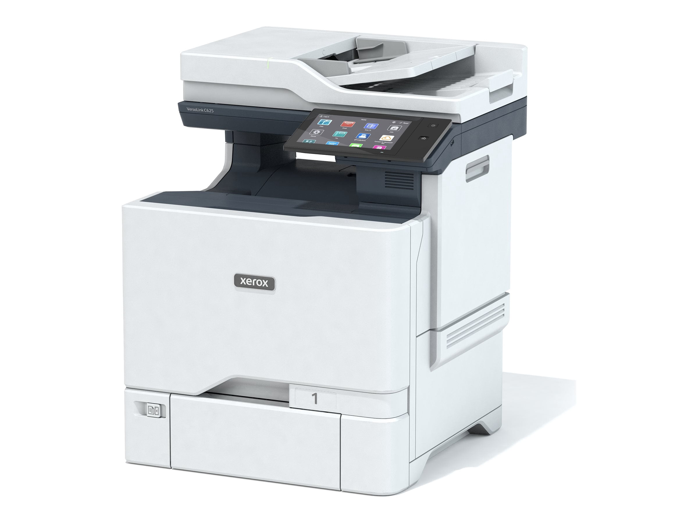 Xerox VersaLink C625/DN - Multifunction printer - color - laser - Legal (media) - up to 52 ppm (copying) - up to 52 ppm (printing) - 650 sheets - Gigabit LAN, USB 2.0, USB 2.0 host