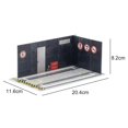 thumbnail image 4 of 1:32 Parking Lot Model Car Toy Stereo Modified Diecast Garage for Diorama Collection Background 32208 Black, 4 of 4