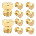 thumbnail image 1 of relayinert 10pcs Copper Brass Jet Nozzles Hexagon Reliable For Burner Parts Widely Used Suitable For 1Set, 1 of 6