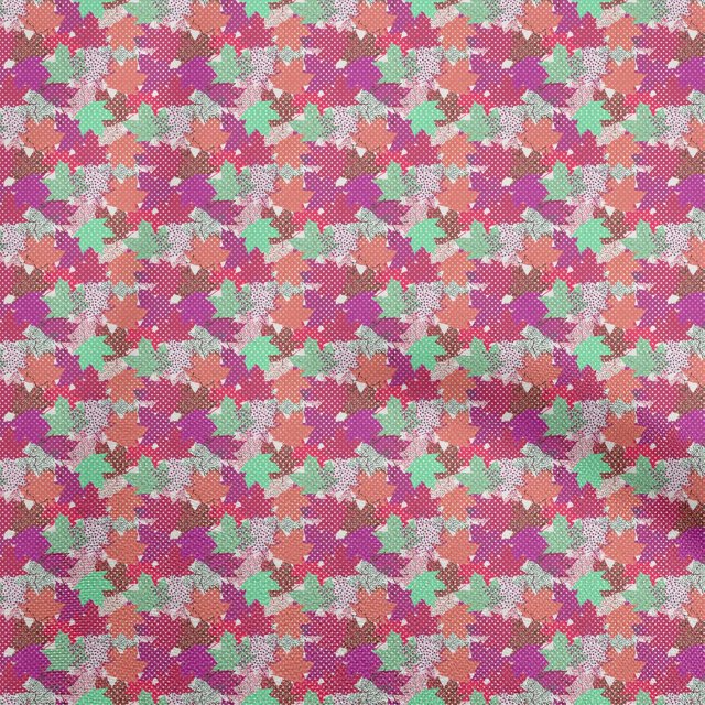 oneOone Rayon Fuschia Pink Fabric Abstract Fabric For Sewing Printed Craft Fabric By The Yard 56 Inch Wide
