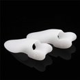 thumbnail image 4 of Yosoo 2pcs Silicone Toe Protector Pad Bunion Corrector Straightener Spreader White, 4 of 6