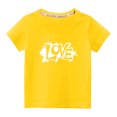 thumbnail image 2 of EGNMCR Blouses & Chemises à Manches Courtes Col Rond pour Tout-Petits Garçons Filles Mode Mignon Col Rond Imprimé Haut à Manches Courtes Blouse Fille, 2 of 5