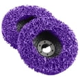 thumbnail image 4 of Sanding Wheel Paint Rust Removal Grinding Disc Stainless Steel Polishing Wheel, Purple, 115mm, 22mm Inner Hole, 4 of 8