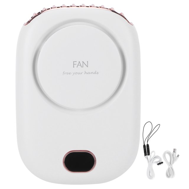 Cooling Fan, Wide-angle Air Supply Handheld Fan Natural And Comfortable Support USB Charging For Students For Home For Sports White