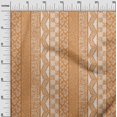 thumbnail image 3 of oneOone Velvet Orange Fabric Mix Block Pattern Sewing Material Print Fabric By The Yard 58 Inch Wide, 3 of 4
