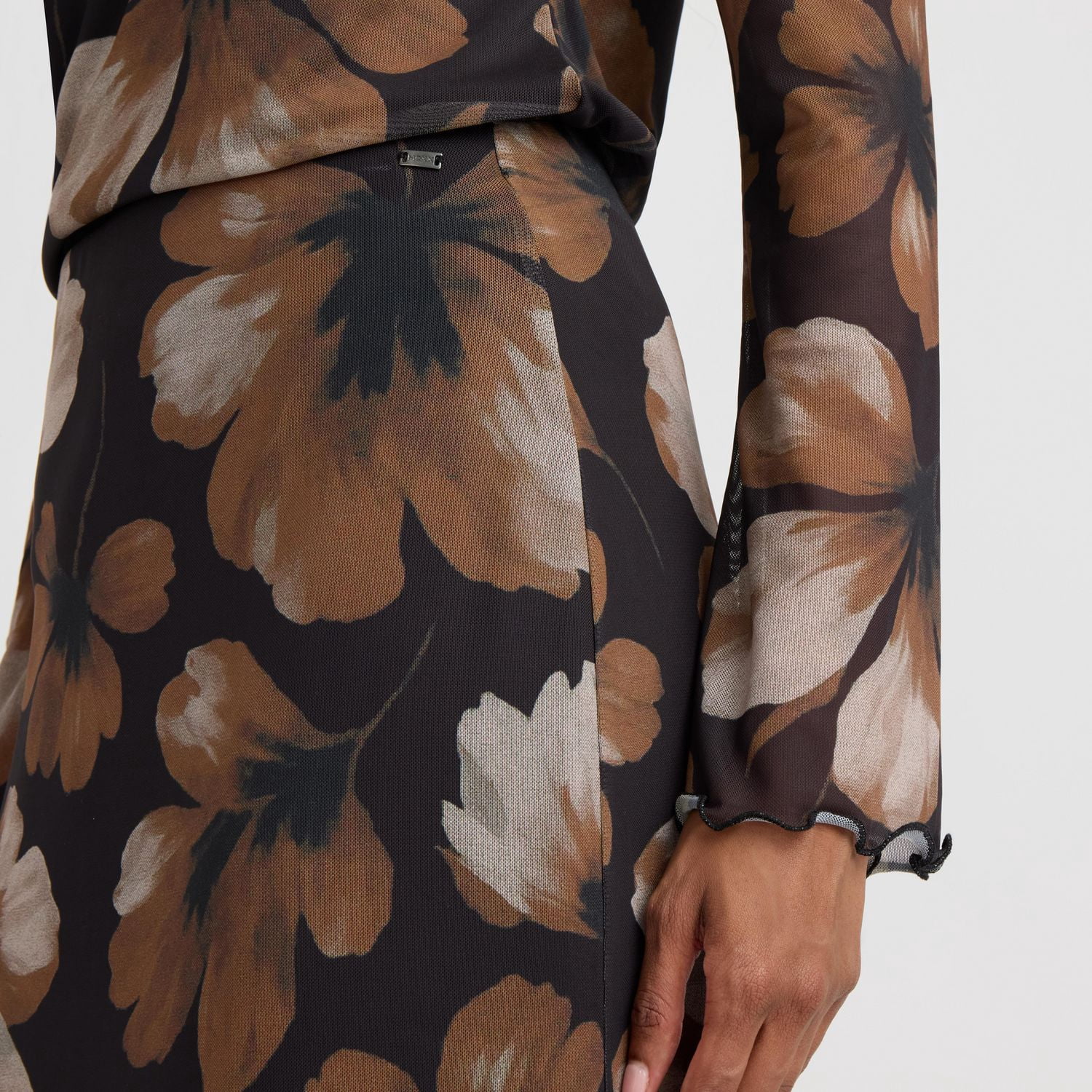 Jupe en maille imprimée pour femme Mexx