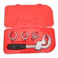 thumbnail image 2 of Adjustable Sink Spanner, Sink Wrench Plastic Handle Labor Saving Large Opening  For Plumbing Repair, 2 of 8
