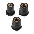 thumbnail image 4 of thinsony 10pcs Screw Nuts Rubber Motorcycle Windscreen Nuts Shock-proof Motorbike Well Fasteners, M6, 4 of 7