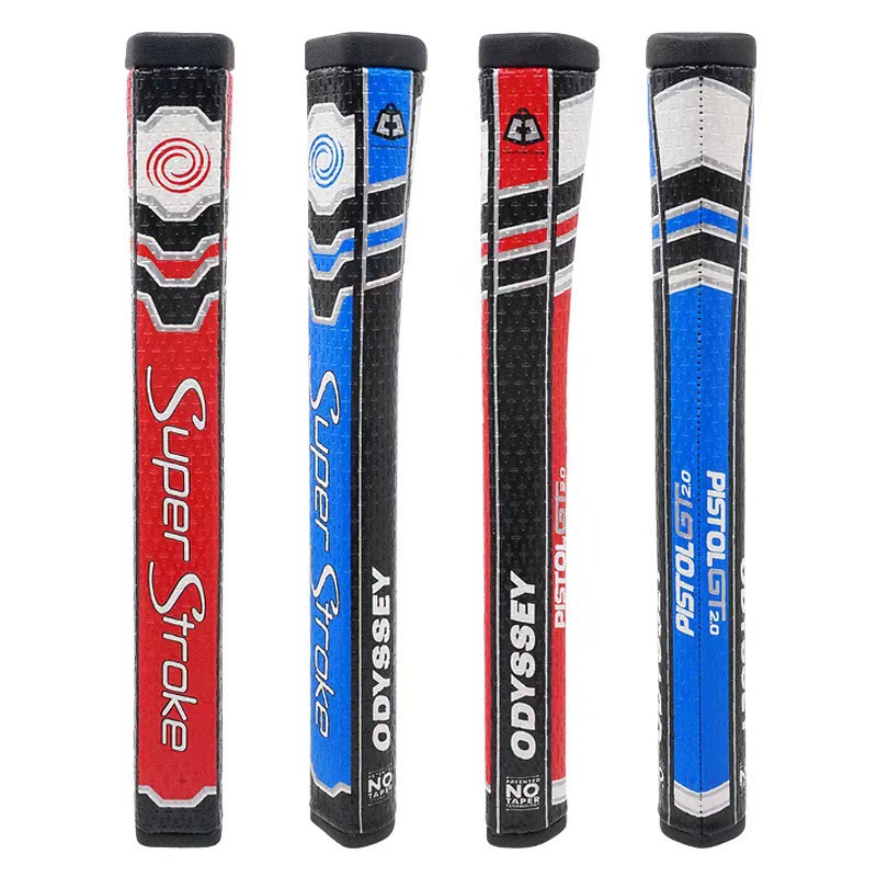 1 Pcs Poignée de Putter de Golf Taille 1.0/2.0 Poignées de Golf en Pu Rouge/bleu 2 Couleurs 1.0 Rouge