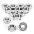 thumbnail image 3 of 25Pcs Écrou à Bride Écrous en Acier Inoxydable à Effet de Serre Fournitures Accessoires Écrous Assortiment Kit, 3 of 8