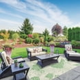 thumbnail image 5 of Erbanica Quick Dry Indoor Outdoor Rug, Green Leaf, Weather-Resistant, 5 of 5