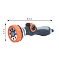 thumbnail image 3 of Garden Hose Nozzle, Heavy Duty Hose Nozzle With Adjust Watering Patterns, Multifunctional High Pressure Hose Nozzle Sprayer for Home, Watering Lawns and Garden, 3 of 8