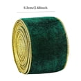 thumbnail image 2 of zanvin Home Decor Velvet Wired Ribbon Velvet Ribbon for Gift Wrapping,2.5Inch, 2 of 5