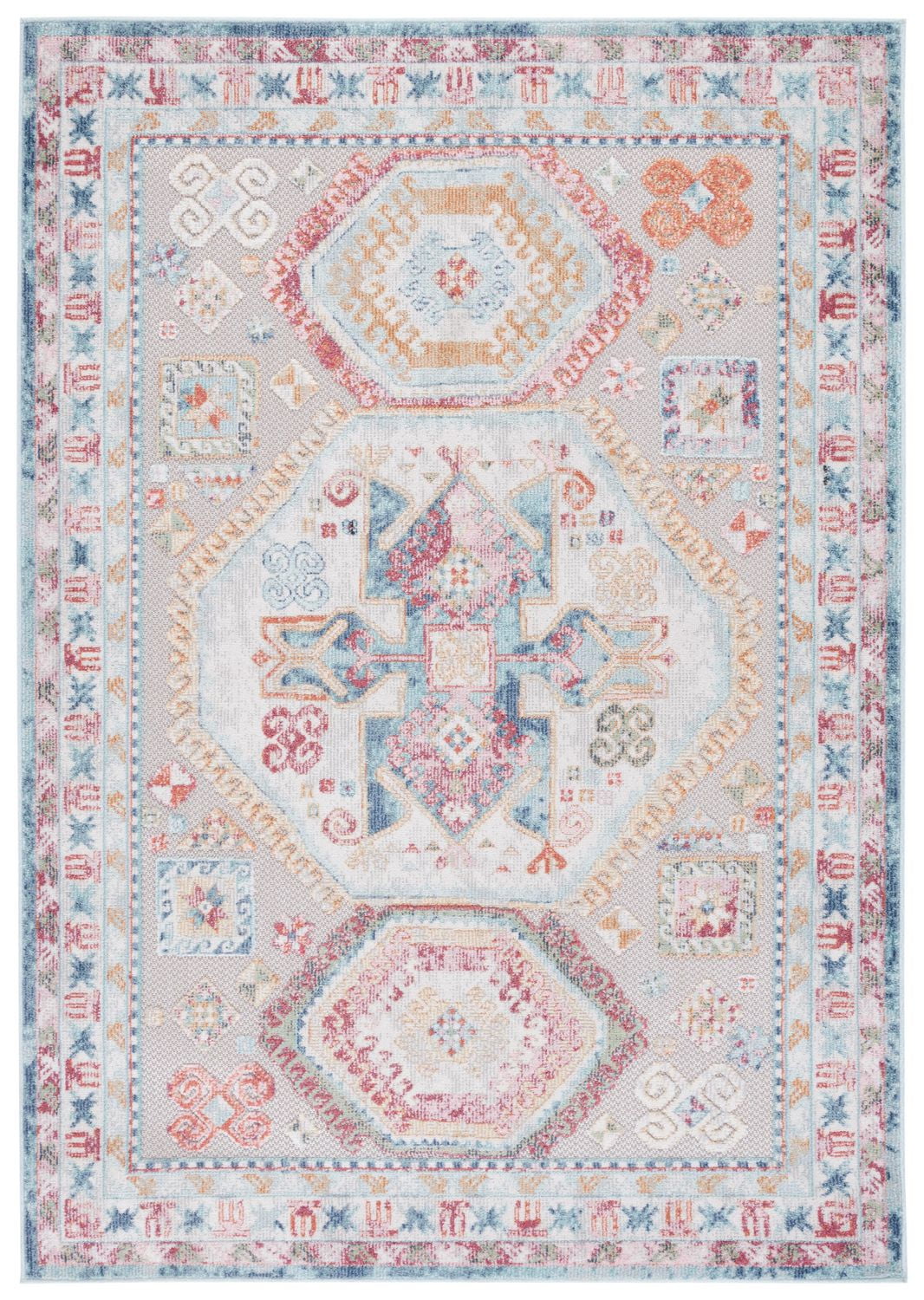 SAFAVIEH Cabana Clark Tapis Intérieur/Extérieur Médaillon