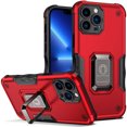 thumbnail image 1 of SuperShield Defender Fitted Hard Shell Ring Holder Stand Case for iPhone 14 Pro Max - Red, 1 of 5