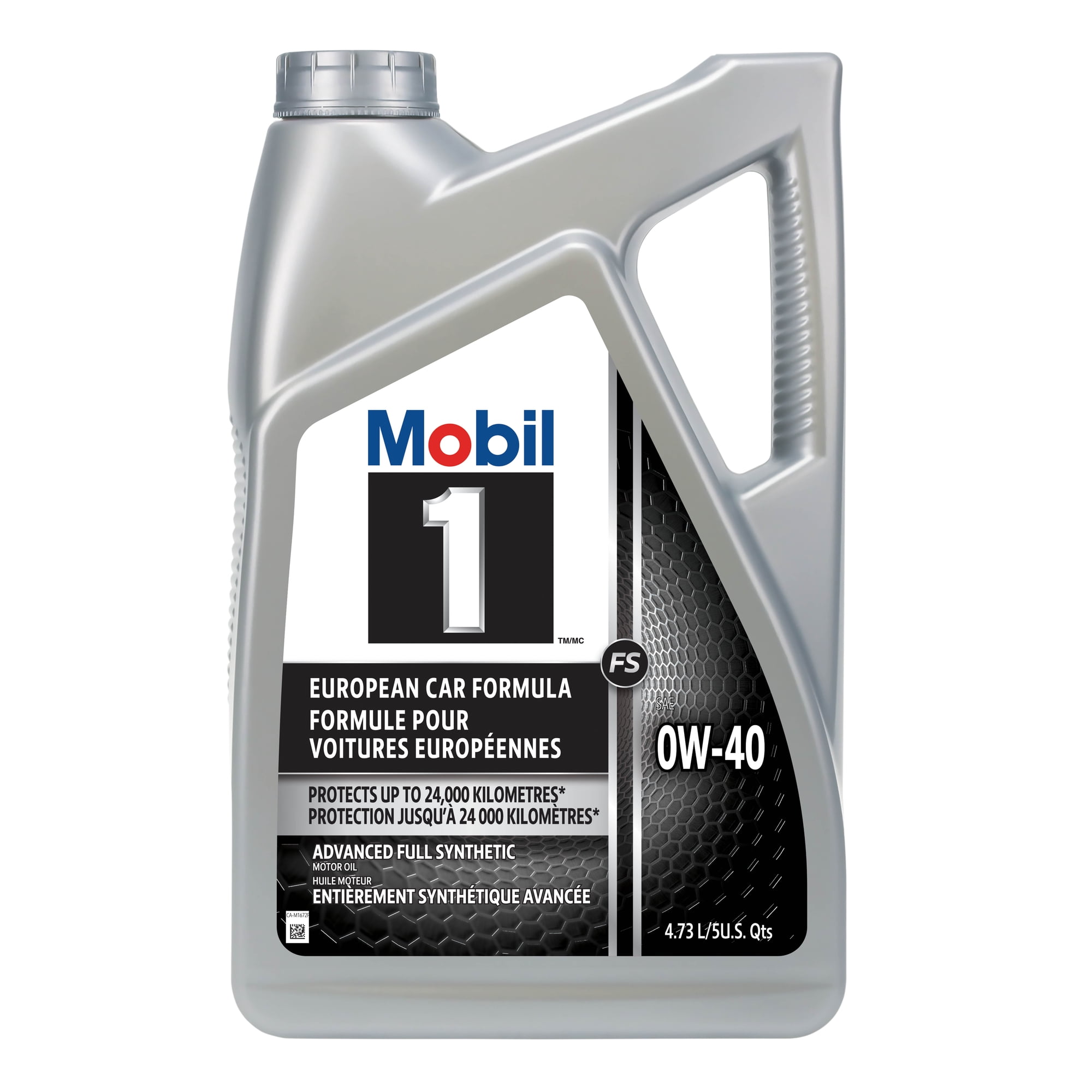 Mobil 1™ Full Synthetic Engine Oil 0W-40, 4.73 L - Walmart.ca