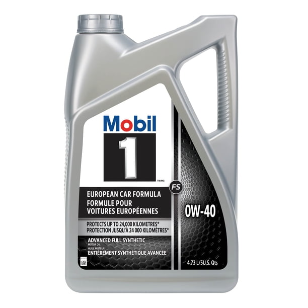 Mobil 1™ Full Synthetic Engine Oil 0W-40, 4.73 L - Walmart.ca