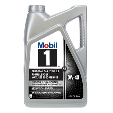 Mobil 1™ Full Synthetic Engine Oil 0W-40, 4.73 L