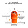 thumbnail image 3 of Silicone Thumb Knife Gardening Knife Kitchen Tools Vegetable Pick er, 3 of 7
