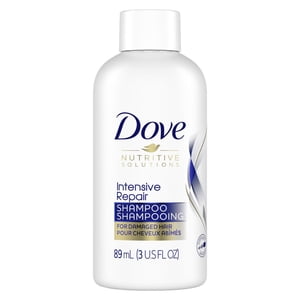 Dove Shampooing Réparation intensive pour cheveux endommagés, 89 ml