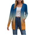 thumbnail image 1 of Gubotare Cardigans pour Femmes avec Poches, Décontractés, Légers, à devant Ouvert, Chandails Cardigan pour Femmes (Jaune,G), 1 of 8