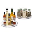 thumbnail image 1 of Sorbus Clear Lazy Susan 2-Pack - 9 Inch Turntable for Kitchen, Pantry, Fridge & Bathroom Storage, 1 of 7