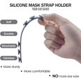 thumbnail image 3 of Silicone Mask Extender Soft Extension Strap Ear Loop Holder Mask Buckle Mask Hook Adjustable Extended Belt Ear Saver Ear Protector Sports Fan Buckle(White+Light Gray+Sky Blue+Pink), 3 of 5