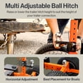 thumbnail image 3 of SuperHandy Electric Trailer Dolly Pro - 24V 9Ah Battery, 7500 lb Towing Capacity, 3 of 8