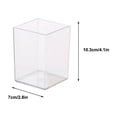 thumbnail image 3 of Fesfesfes Transparent Pen Caddy,Modular Office Supply Organizer for Markers,Stylus Pens, Desk Accessories Display Pen Container Large Capacity Transparent Pen Container, 3 of 5