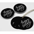 thumbnail image 4 of Inkdotpot Silver Foil Paper Hang Tags Happy Holiday Favor Tags 100 Pieces, 4 of 6