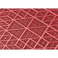 thumbnail image 1 of Ahgly Company Tapis Rectangulaire Lavable en Machine Rouge Transitionnel, 8 Pieds x 10 Pieds, 1 of 7