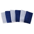 thumbnail image 1 of Hometrends Bar Mop Dish Cloth 6 pack, 100% Cotton, Blue, 1 of 5