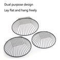 thumbnail image 2 of Hanging Fruit Baskets for Kitchen Storage Tools Three-Layer Fruit Hanging Basket Hollow Fruit Three-Layer Hanging Basket Household Folding Storage Iron Hanging Basket, 2 of 4