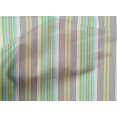 thumbnail image 3 of oneOone Tissu Popeline de Coton Imprimé Rayures Multicolores Tissu de Couture BTY 42 Pouces de Large, 3 of 3