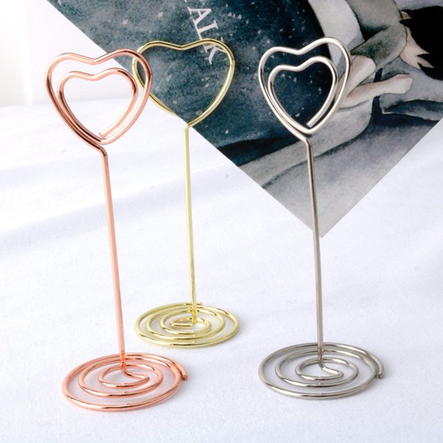 Memo Clips 10Pcs Organize Multipurpose Fashion Home Office Desk Memo Holder Stands