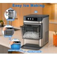 thumbnail image 3 of iTOMA Nugget lce Maker Machine,Chewable Pellet Ice Machine,Self-Cleaning,One-Click Operation,for Home/Kitchen/Office/ Bar Party Ice Cube Machine, 3 of 7