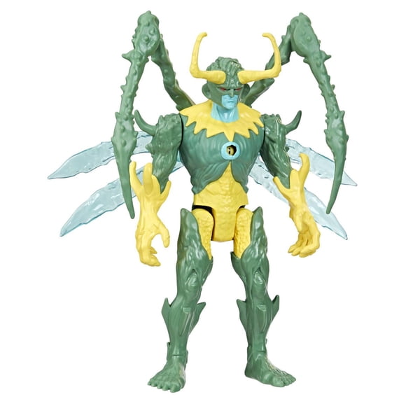 Marvel Avengers Mech Strike Monster Hunters, figurine deluxe Loki de 15 cm avec ailes mobiles, jouet Marvel pour enfants, à partir de 4 ans