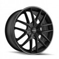thumbnail image 1 of Touren 3260-8814MB 5-108- 5-112.3 PCD Tr60 Roue Anneau Noir Mat, 1 of 4