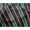 thumbnail image 3 of oneOone Tissu Tabby en Soie Tissu à Rayures Multicolores Imprimé BTY 42 Pouces de Large, 3 of 3
