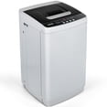 thumbnail image 1 of Simzlife 1.04 Cu.ft Portable Washing Machine 8.8LBS with LED Display, Compact Washer for Apartments, Homes, Light Grey, 1 of 9