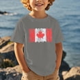 thumbnail image 3 of T-shirt Graphique pour Garçons Canada, Imprimé Feuille d'Érable, Col Rond, Manches Courtes, Blouse pour Garçons, Fête du Canada 1st July Patriotic, Fête, Haut Imprimé Drapeau Feuille d'Érable pour Garçons, 3 of 5