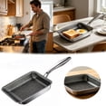 thumbnail image 1 of Tong Frying Pan Stay Cool Handle Dishwasher And Oven Induction Ready Compatible With All Cooktops, 1 of 6