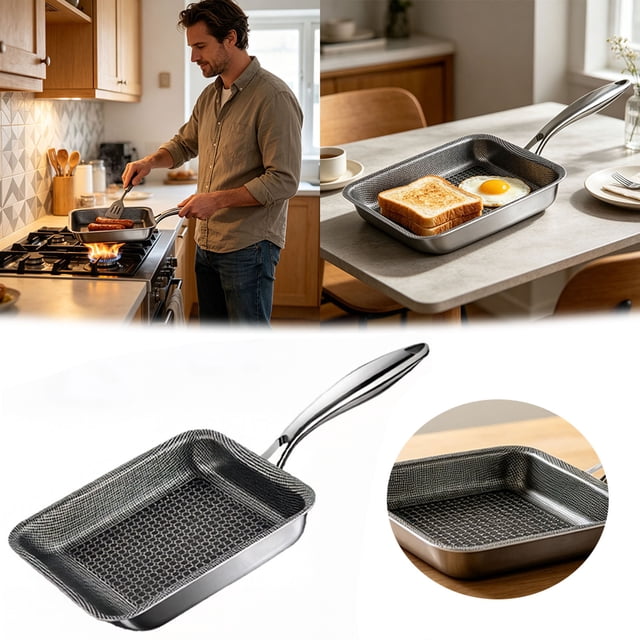Tong Frying Pan Stay Cool Handle Dishwasher And Oven Induction Ready Compatible With All Cooktops
