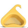 thumbnail image 1 of Swan Shape Drain Basket Exquisite Multifunctional Corner Kitchen Sink Strainer For KitchenYellow, 1 of 1